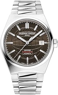 Frederique Constant 男士s Swiss 自動機械 Highlife COSC Silver-Tone 不鏽鋼 手錶 with 錶帶 and Additional Brow...