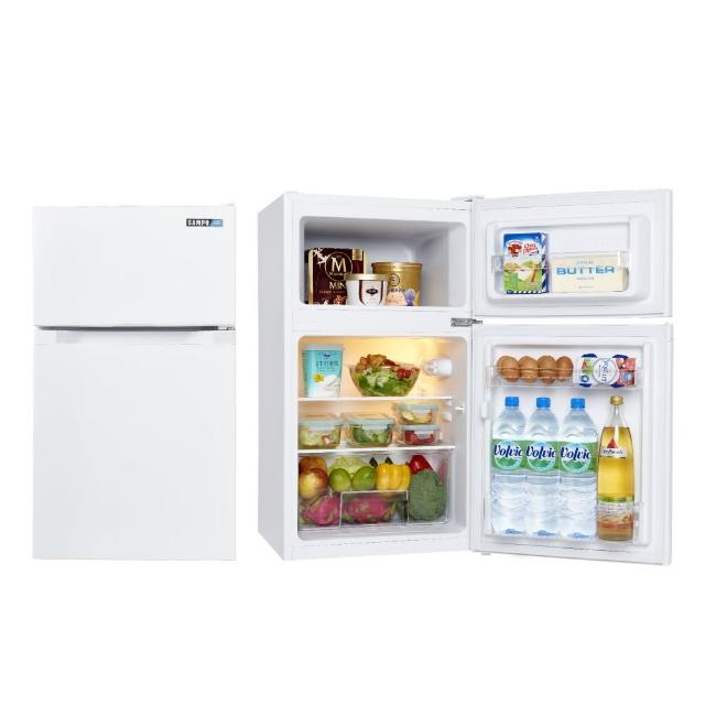 ★ 享 政 府 補 助 最 高 ★ 【 S A M P O 聲 寶 】 家 電 快 配 ★ 台 灣 製 ★ 公 升 一 級 能 效 獨 享 系 列 雙 門 小 冰 箱 ★ m o m o 獨 家 ★ ( R E F - M G )
