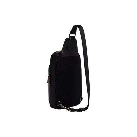 COACH ETHAN Coated Canvas Sling Bag Small 男士's Black CBI71-QBMI5