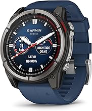 Garmin® quatix® 8, 51 mm, Marine GPS Smartwatch, Bright AMOLED Display, Chartplotter Controls, Built-in Flashlight, 24/7 H...