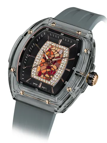 TSAR BOMBA 時尚 女士 手錶 Swiss Movement 石英 Wrist手錶 fo 女士 水晶 女性 錶帶 女士s 禮品
